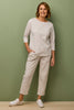 Gisele Stripe 3/4 Sleeve Top
