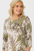 Palm Leaf 3/4 Sleeve Tee