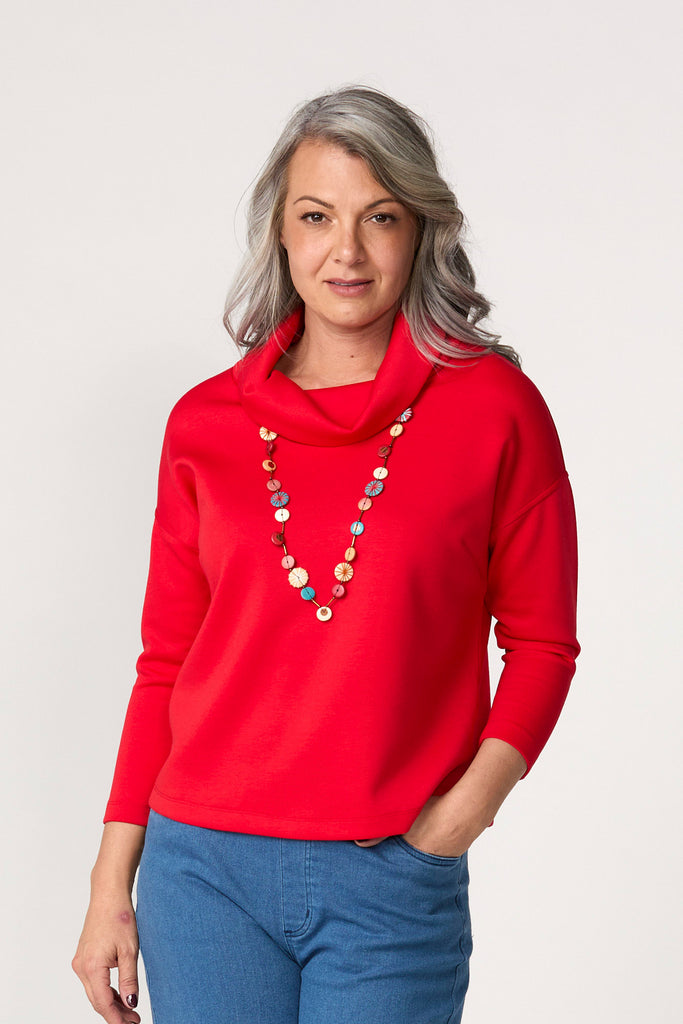 Charisma Cowl Neck Top