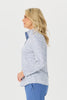 Escape Long Sleeve Stud Neck Polo Top