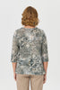 Ruby 3/4 Sleeve Burn Out Top