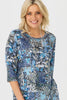 Ruby 3/4 Sleeve Burn Out Top