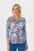 Eternity Printed 3/4 Sleeve Top