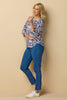 Eternity Printed 3/4 Sleeve Top