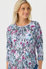 Eternity Printed 3/4 Sleeve Top