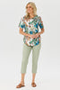Chianti Short Sleeve Pleat Back Tee
