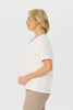 Monica Short Sleeve Lace Panel Tee