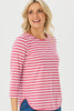 Stripe Eternity 3/4 Sleeve Top