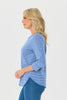 Stripe Eternity 3/4 Sleeve Top