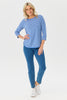 Stripe Eternity 3/4 Sleeve Top