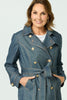 ICON STRETCH DENIM TRENCH COAT