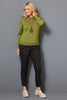 MELANIE MERINO WOOL CREW NK SWEATER