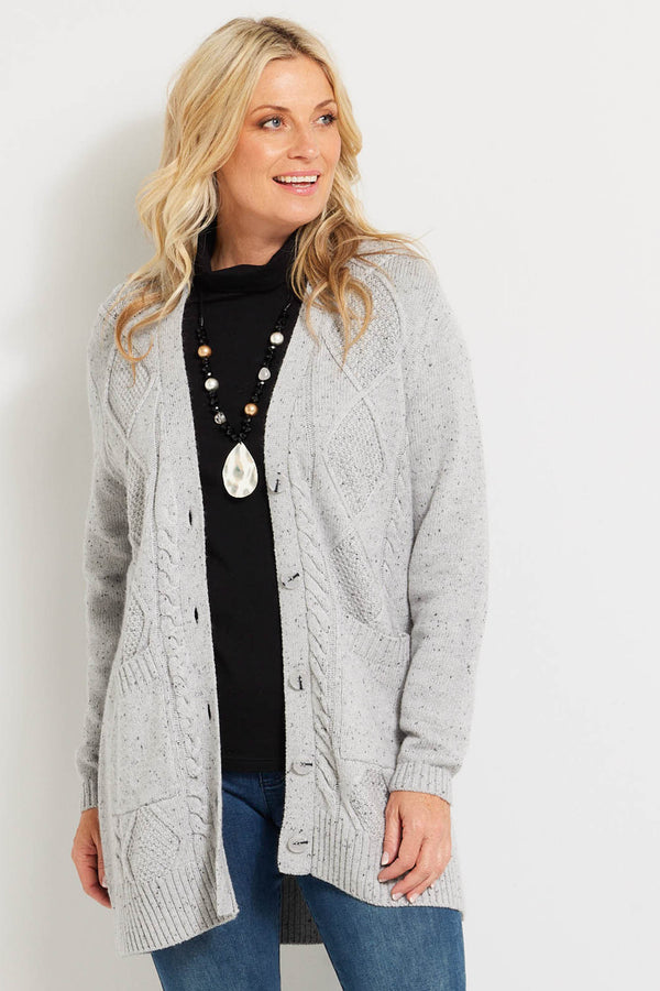 COUNTRY CABLE CARDIGAN