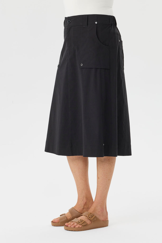 Vibe Stretch Long A-line Skirt
