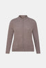 RAY ZIP UP BOBBLE CARDIGAN