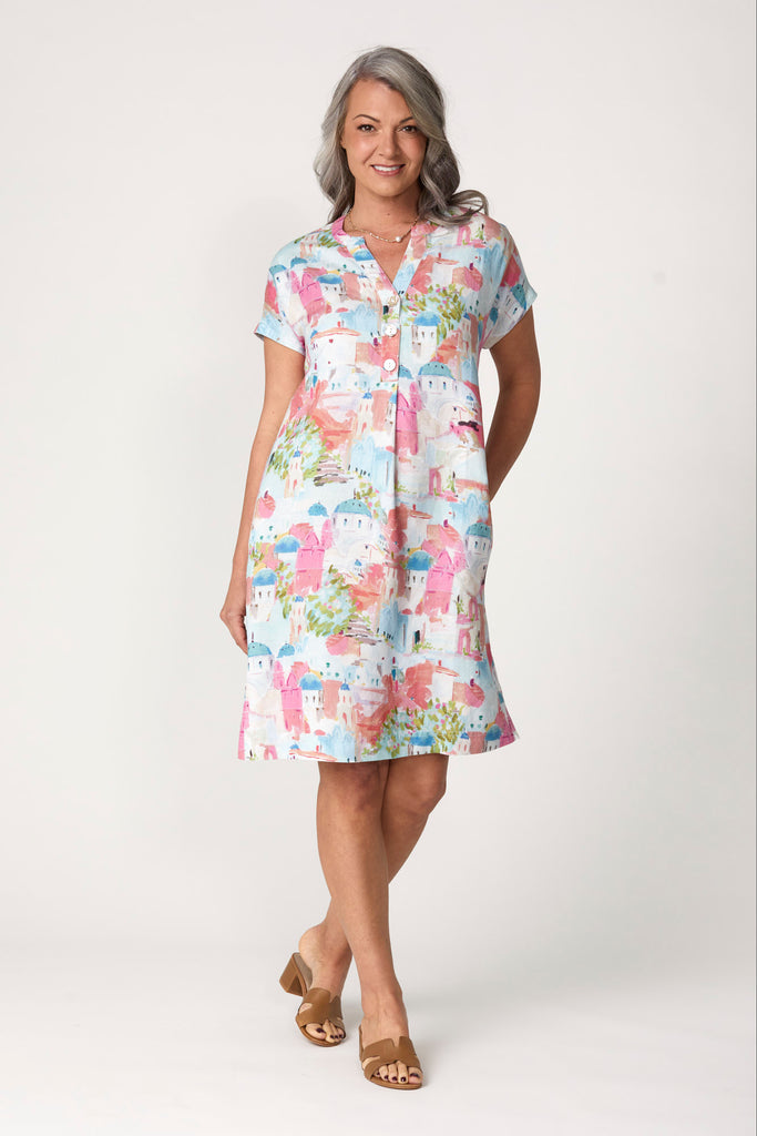 Costa Houses Short Sleeve Dress