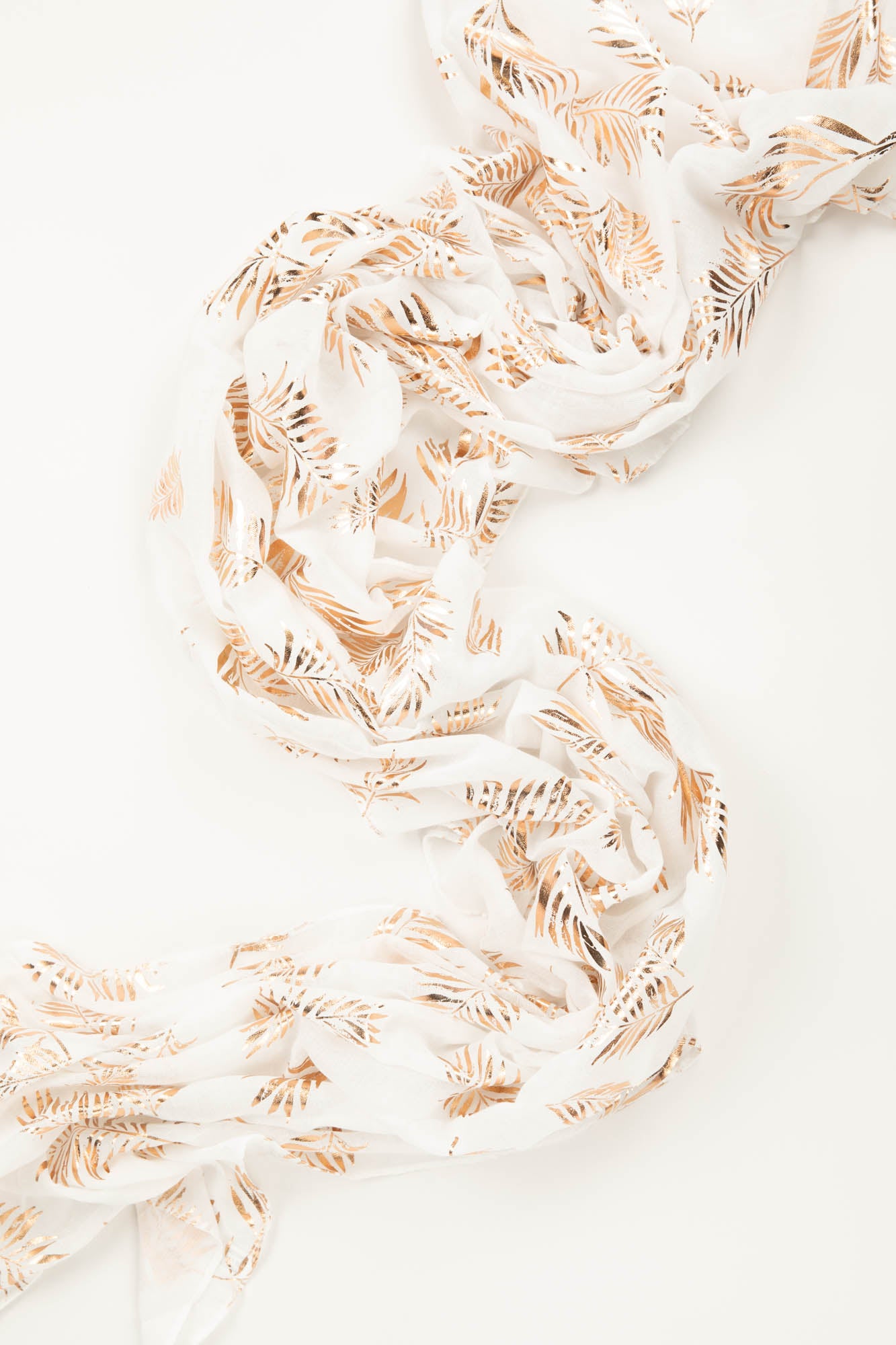 WINNIE FOIL PRINT RECTANGLE SCARF