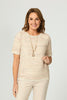Mavis Textured S/s Knit Top