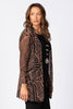 NAOMI PRINTED MESH CARDIGAN