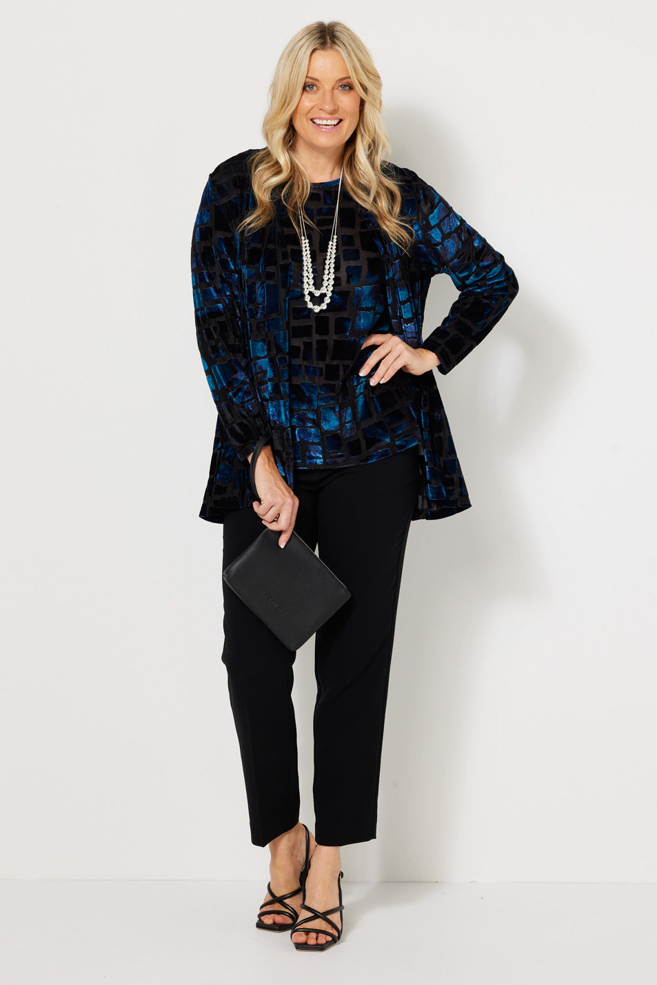 CORDELIA BURNOUT CARDIGAN