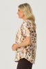 SIERRA S/S PLEAT BACK TEE