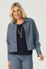 COASTAL STRIPE STRETCH JACKET
