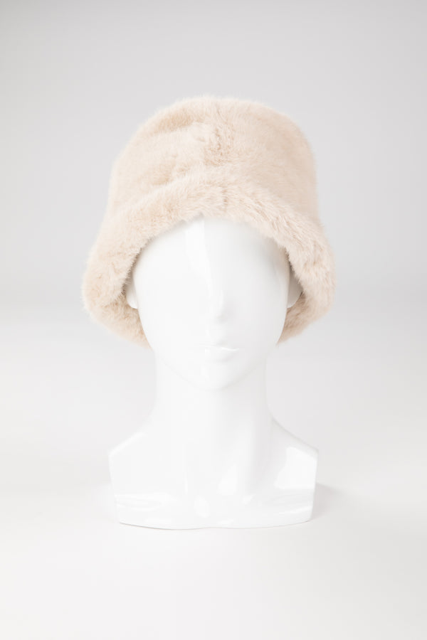 BROOKLYN FAUX FUR BUCKET HAT