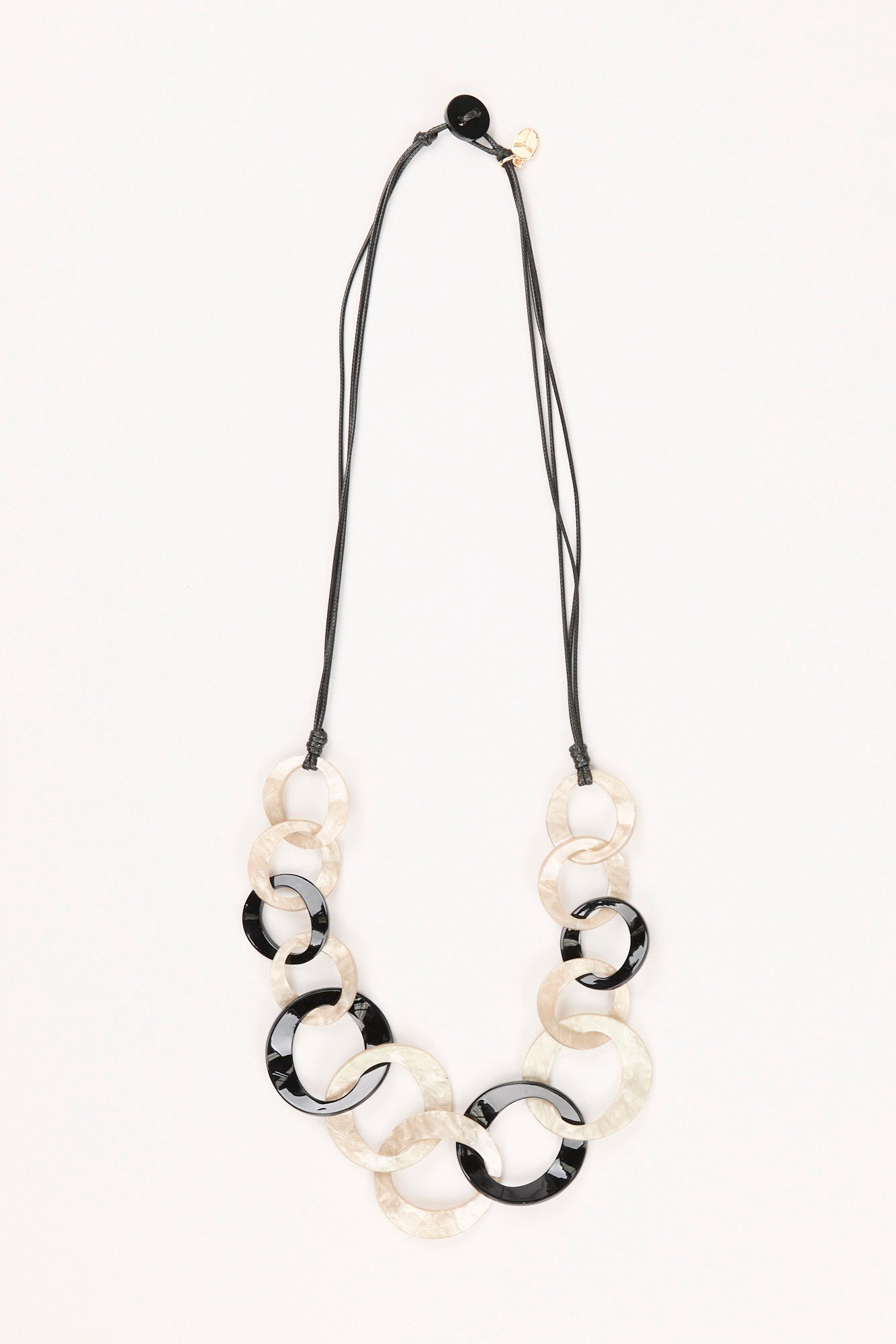 MARTINA ACRYLIC LINK LONG NECKLACE