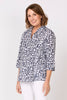 NINA 3/4 SLV PRINT SHIRT