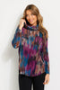 OAKLEY LONG SLEEVE PRINT COWL TOP