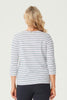 JILLY STRIPE 3/4 SLV TOP