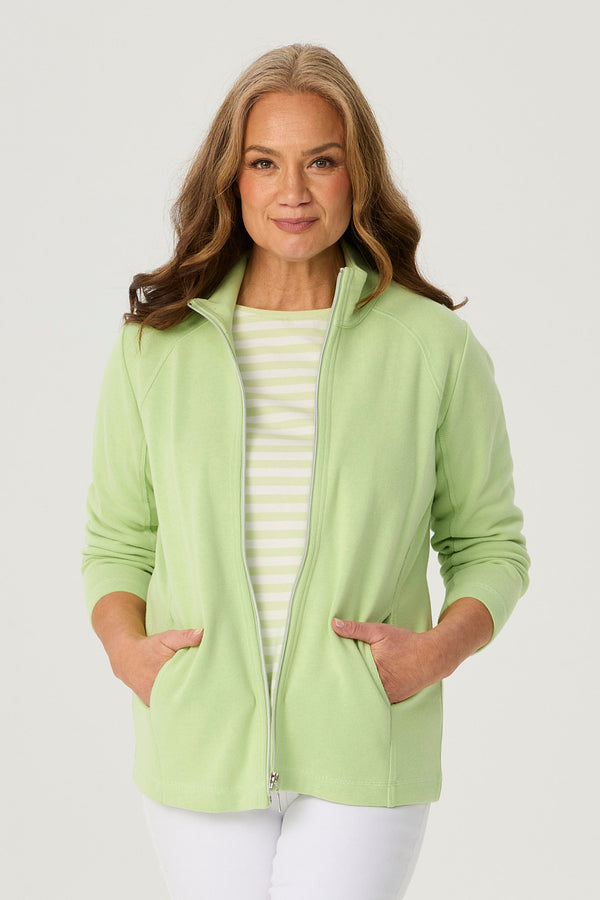 HAVEN FRENCH RIB ZIP UP JACKET