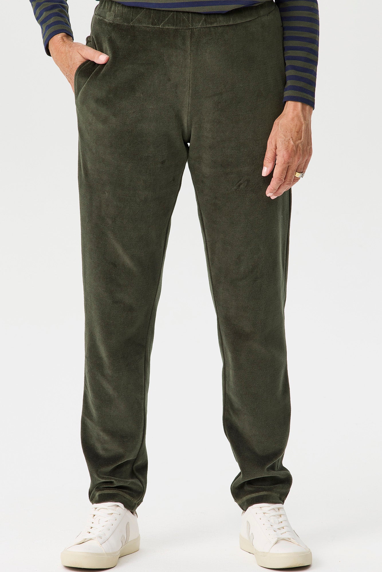 Valley Pull On Velour Pant
