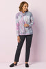 Sylvie Print R-neck Long Sleeve Sweater