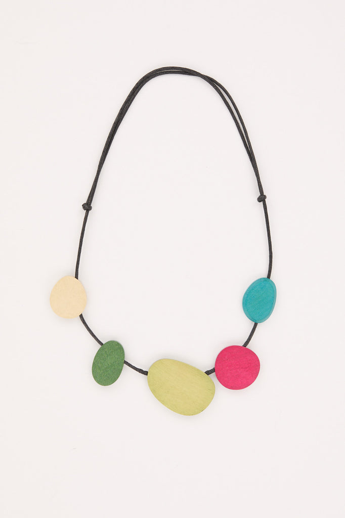 SYLVIE WOODEN NECKLACE