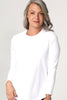 Baz Side Split Long Sleeve Top