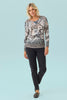 Raquel Long Sleeve Burnout Top