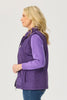 LAKESHORE ZIP UP RUCHED VEST