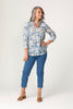 Carla 3/4 Sleeve Hi-low Shirt