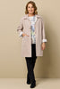 Sylvie Print R-neck Long Sleeve Sweater