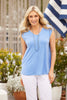 NADIA V NECK SLEEVELESS TOP