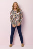 Suebelle Pleat Back Long Sleeve Top