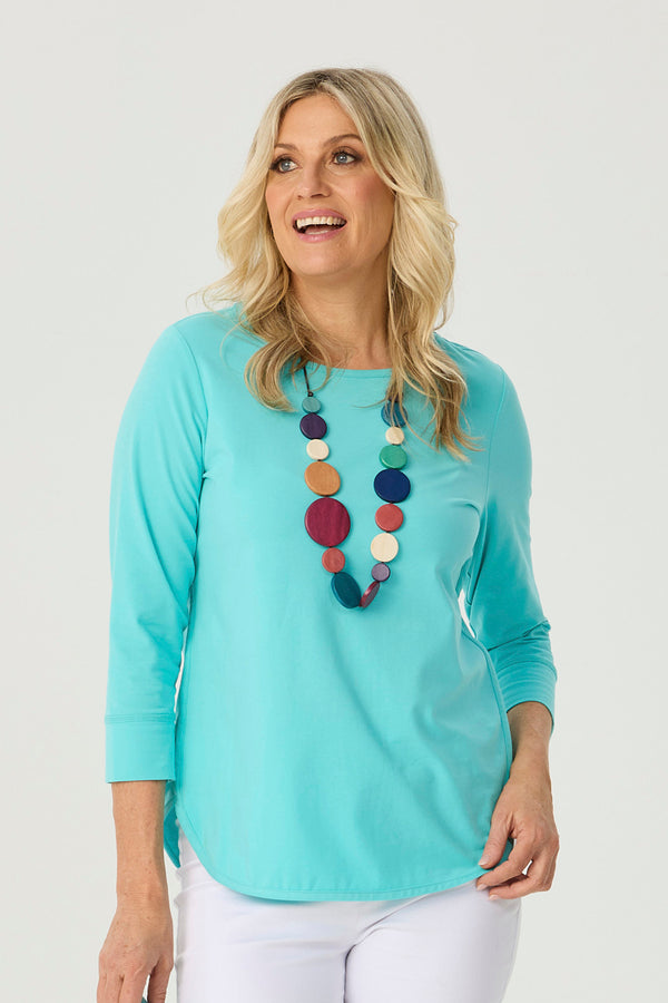 ETERNITY MODAL/COTTON 3/4 SLV TOP