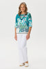 Lesley 3/4 Sleeve Relaxed Top