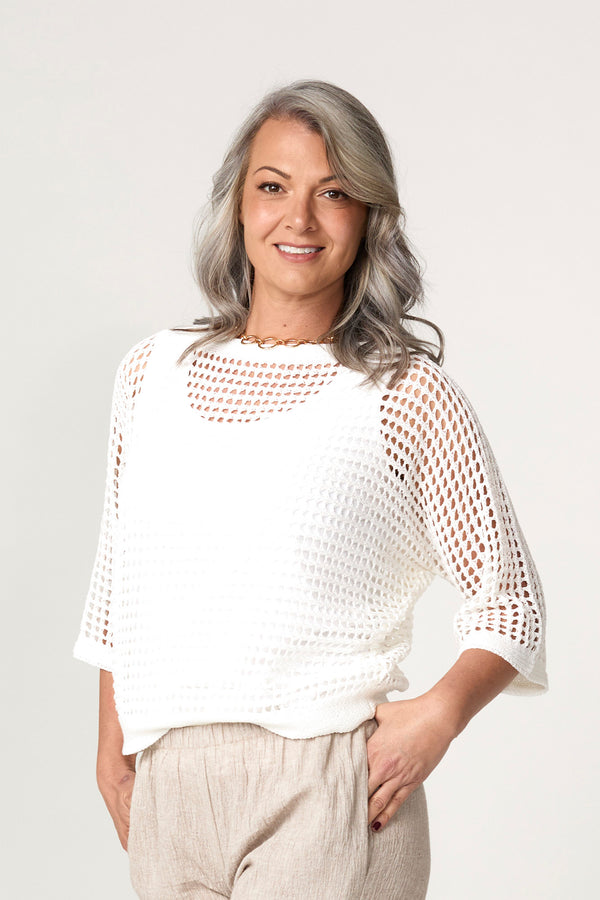 Esperance Eyelet Top