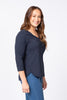 ETERNITY V-NECK 3/4 SLV TOP