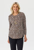 Sprawl Pleat Back Long Sleeve Top