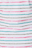 LA VILLA STRIPE 3/4 SLV TOP