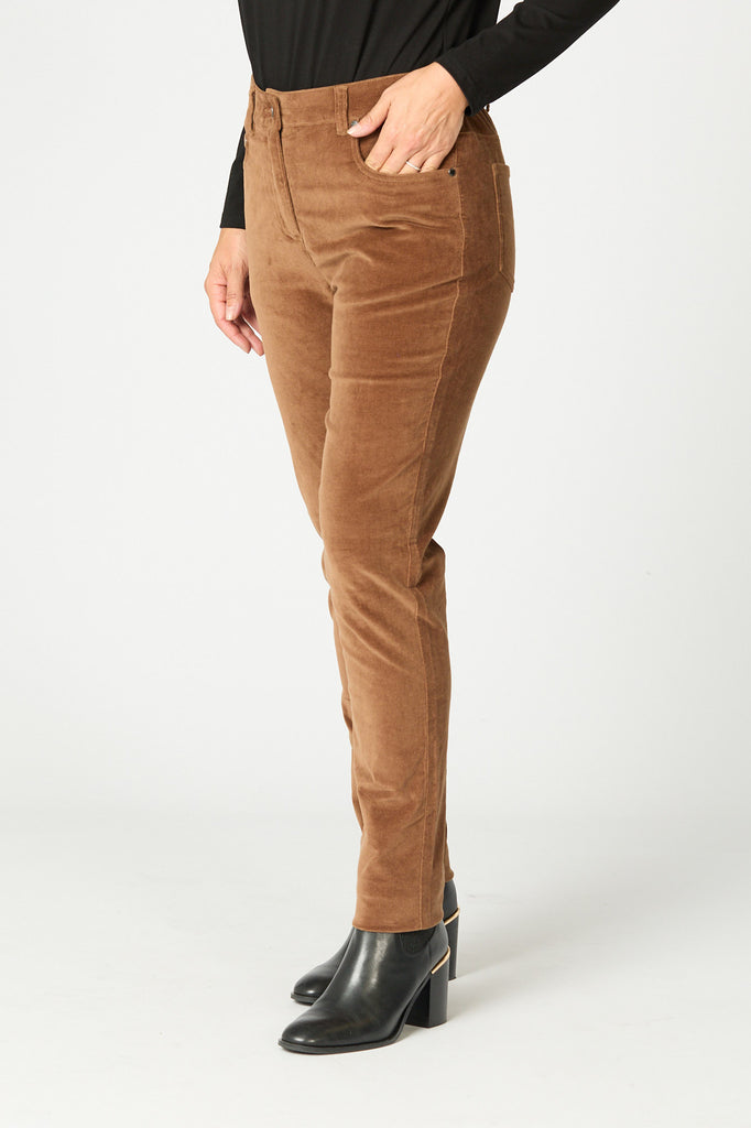 VAIL VELVET ZIP UP PANT