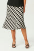 ROSSDALE CHECK PULL ON SKIRT